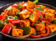 सिर्फ कुछ मिनटों में तैयार करें स्वादिष्ट चिली पनीर