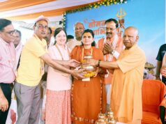 मुख्यमंत्री योगी आदित्यनाथ ने लखनऊ से सोमनाथ स्वाभिमान पर्व यात्रा को दिखाई हरी झंडी