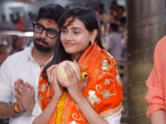 एक्ट्रेस जानकी बोदीवाला पहुंची बाबा महाकाल के दर, नंदी महाराज से की मनोकामना की प्रार्थना