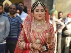 लाल जोड़े में पहुंची मीरा परमार, वोट डालकर निभाया नागरिक कर्तव्य