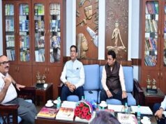 भारत सरकार के भूमि संसाधन सचिव ने छत्तीसगढ़ के मुख्य सचिव से की अहम मुलाकात
