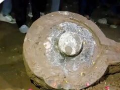 महाकालेश्वर मंदिर में खुदाई के दौरान मिला नया शिवलिंग, गुफानुमा संरचना भी निकली