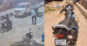 धमतरी हादसे का LIVE VIDEO वायरल, पिकअप की चपेट में आने से युवक की मौत