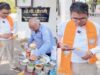 वित्त मंत्री ओपी चौधरी ने शेयर किया खास वीडियो, बोले- झालमुड़ी के साथ जीत का मजा
