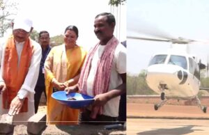 CM साय का जमीनी जुड़ाव: चंदागढ़ में निर्माणाधीन घर में ईंट जोड़कर दिया प्रेरणा संदेश