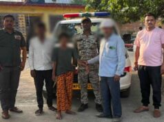 छतरपुर के डायल-112 हीरोज रास्ता भटकी मानसिक रूप से अस्वस्थ 13 वर्षीय बालिका को सुरक्षित परिजनों से मिलाया