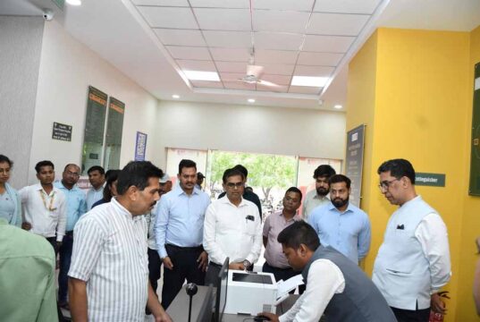 दो माह में भारत सरकार के अधिकारियों का तीसरा दौरा, सचिव ने की सराहना