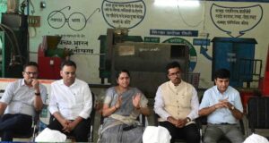 स्वच्छता, आवास, तालाब सौंदर्यीकरण एवं ईको पार्क का किया अवलोकन