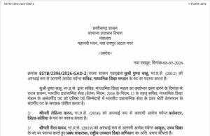 पुष्पा साहू बनीं माध्यमिक शिक्षा मंडल की सचिव, रोक्तिमा यादव को कोरिया कलेक्टर की कमान