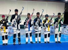 10 मीटर एयर राइफल मिक्स्ड टीम स्पर्धाओं में देशभर के निशानेबाजों ने दिखाया दम