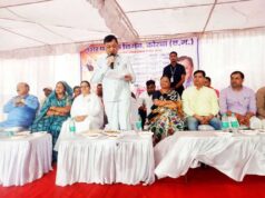 उद्योग मंत्री लखनलाल देवांगन व महापौरमती राजपूत ने किया 03 करोड़ 75 लाख रू. के विकास कार्यो का भूमिपूजन एवं 01 करोड़ 10 लाख रू. के कार्य का किया लोकार्पण