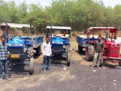 रेत माफिया पर प्रशासन का शिकंजा, 9 वाहन जप्त